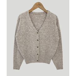 カシウールVネックニットカーディガン(7color)