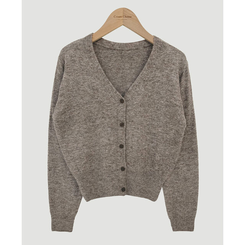 カシウールVネックニットカーディガン(7color)
