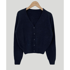 カシウールVネックニットカーディガン(7color)