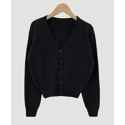 カシウールVネックニットカーディガン(7color)