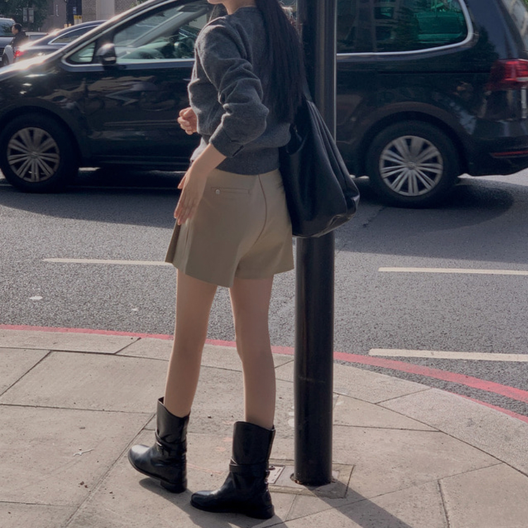 カシウールVネックニットカーディガン(7color) CHARCOAL