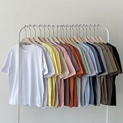 ベーシックオーバーフィット半袖Tシャツ(20color)