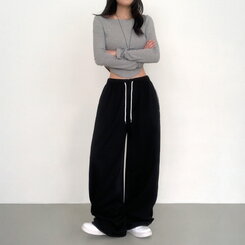 デイリートレーニングパンツ(5color) BLACK