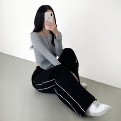 デイリートレーニングパンツ(5color) BLACK