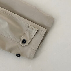 ハーフケープショートトレンチコート