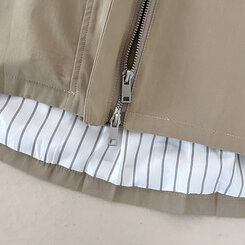 ハーフケープショートトレンチコート