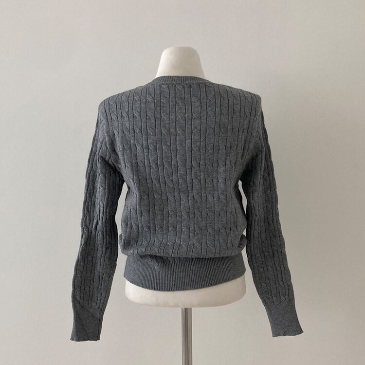 ケーブルニットカーディガン(5color)