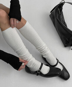 ケーブルニーソックス IVORY