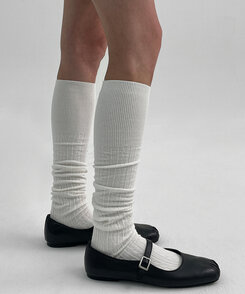 ケーブルニーソックス IVORY