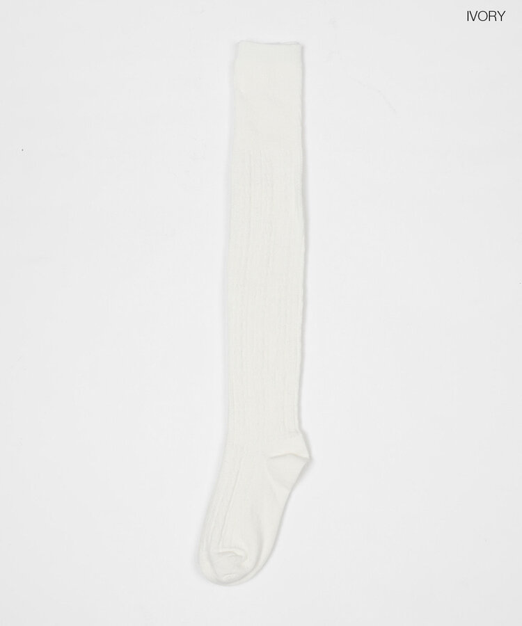 ケーブルニーソックス CHARCOAL