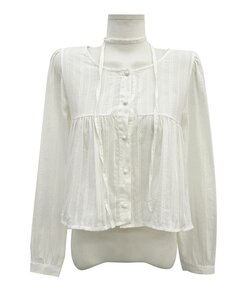 シャーリングブラウス