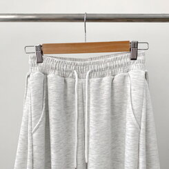 【丈別】ワイドピンタックバンディングパンツ