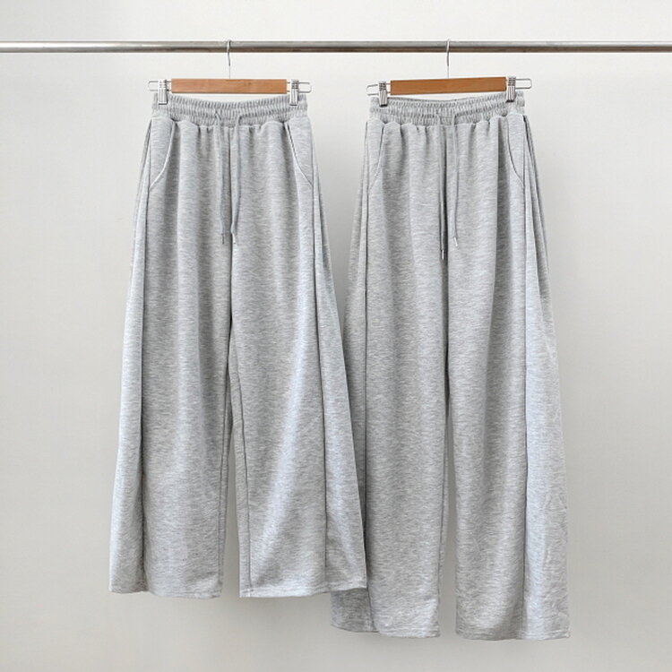 【丈別】ワイドピンタックバンディングパンツ