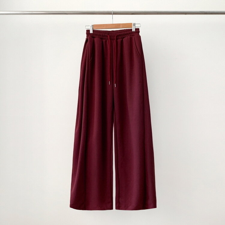 【丈別】ワイドピンタックバンディングパンツ