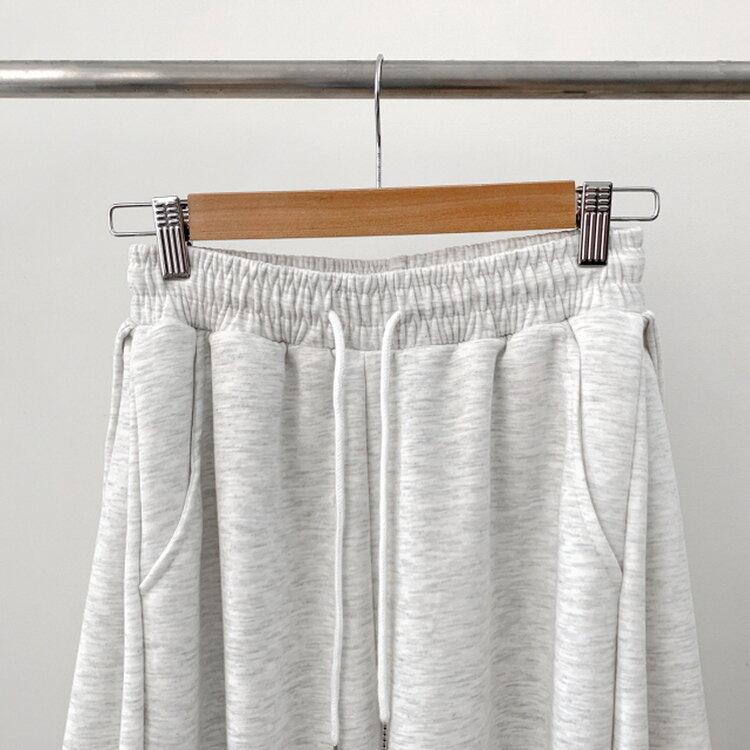 【丈別】ワイドピンタックバンディングパンツ