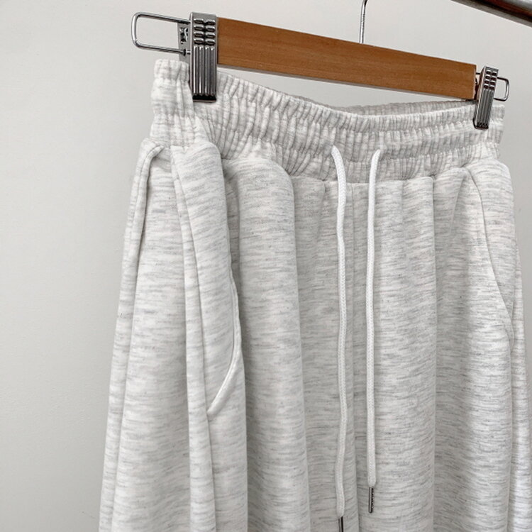 【丈別】ワイドピンタックバンディングパンツ