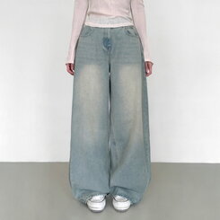 【丈別】ディープバルーンフィットヴィンテージデニム Yellow Tin