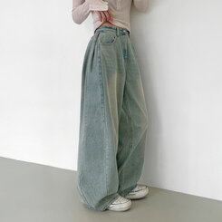 【丈別】ディープバルーンフィットヴィンテージデニム Yellow Tin