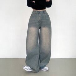 【丈別】ディープバルーンフィットヴィンテージデニム BLUE