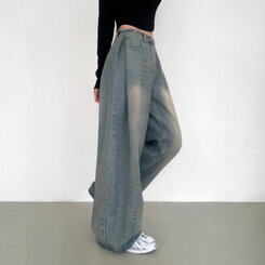 【丈別】ディープバルーンフィットヴィンテージデニム BLUE
