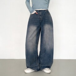 【丈別】ディープバルーンフィットヴィンテージデニム DARK DENIM