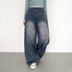 【丈別】ディープバルーンフィットヴィンテージデニム DARK DENIM