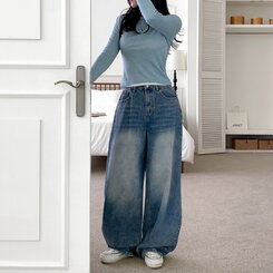 【丈別】ディープバルーンフィットヴィンテージデニム DARK DENIM