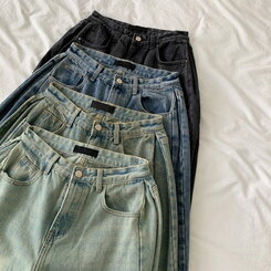 【丈別】ディープバルーンフィットヴィンテージデニム