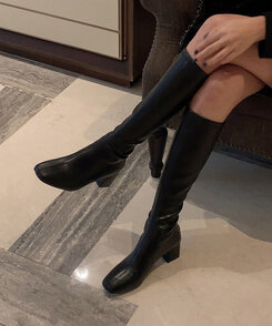 ブーツ ロングブーツ BLACK