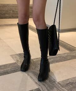 ブーツ ロングブーツ BLACK