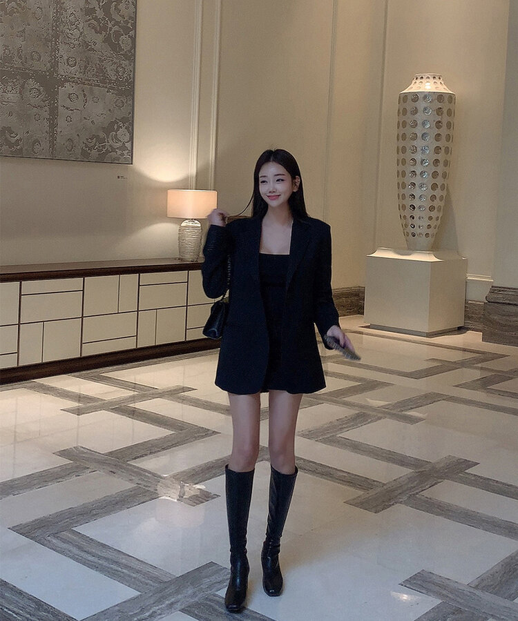 ロングブーツ BLACK