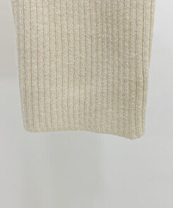 フェミニンラップ長袖ニット