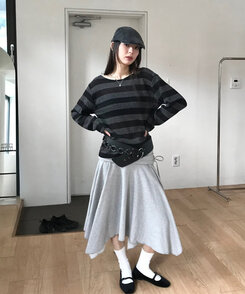 ボーダールーズフィットニット BLACK