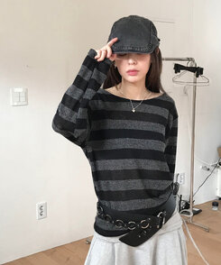 ボーダールーズフィットニット BLACK