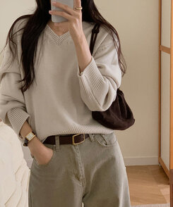 ファッション雑貨 ワイドバックルレザーベルト BROWN