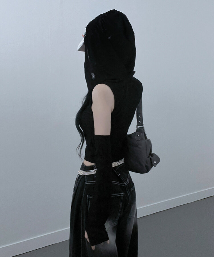 포그데미지후드핸드워머세트 블랙