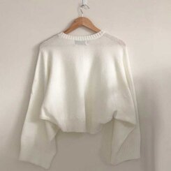 スリムフィットラウンドニット(6color)