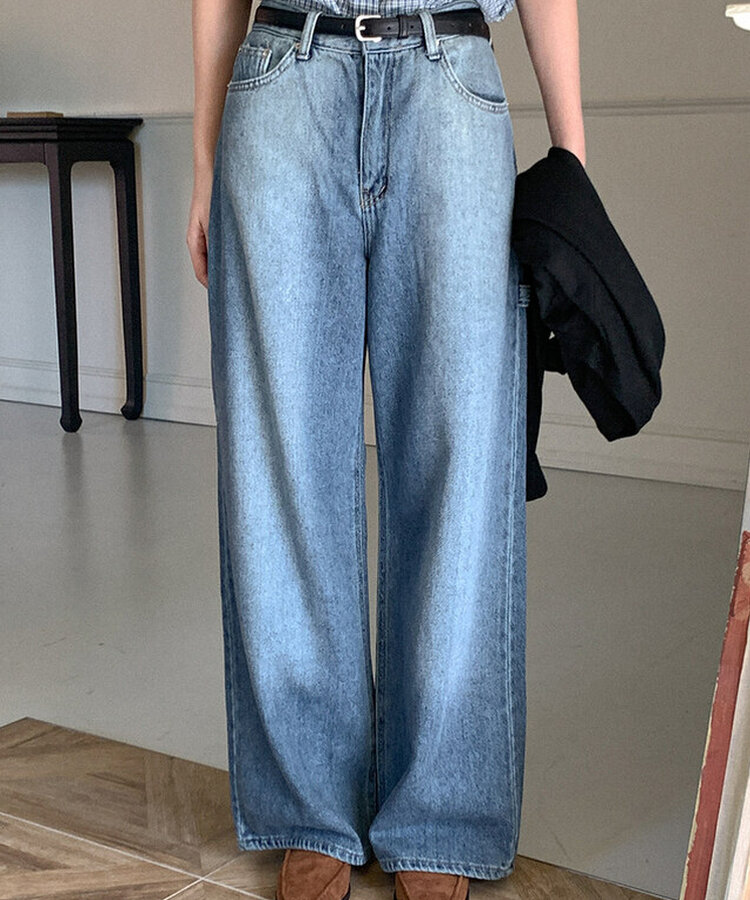 SJE10244 ワイドカーペンターデニムパンツ デニム - HEYLADY