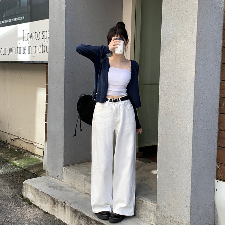 문의폭주 픽미 브이넥 꾸안꾸 여리핏 레이어드 베이직 간절기 아우터 긴팔 니트 가디건 6color 네이비