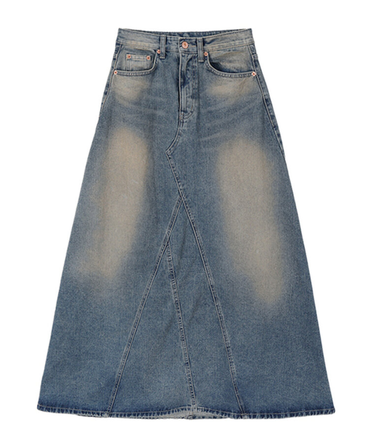 ⭐️新品未使用⭐️ MICALLEMICALLE デニムタイトロングスカート ⭐️新品未使用⭐️ MICALLEMICALLE デニムタイトロングスカート