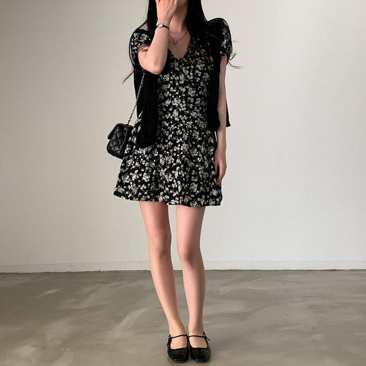 キルティングクロスショルダーバッグ BLACK