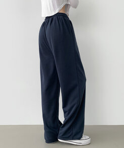 トレーニングパンツ 【丈別】ベーシックロングワイドトレーニングパンツ(6color) NAVY