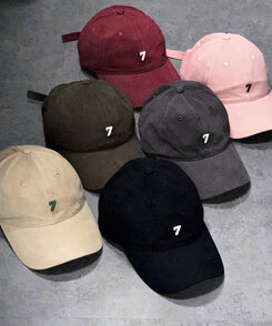 ファッション雑貨 ラッキーナンバーボールキャップ(6color)