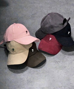 ファッション雑貨 ラッキーナンバーボールキャップ(6color)