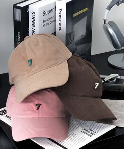 ファッション雑貨 ラッキーナンバーボールキャップ(6color)