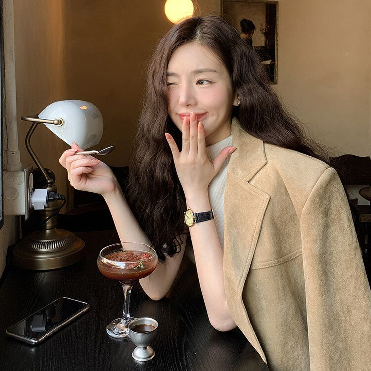 スエードライクオーバージャケット｜ジャケット｜韓国ファッション通販