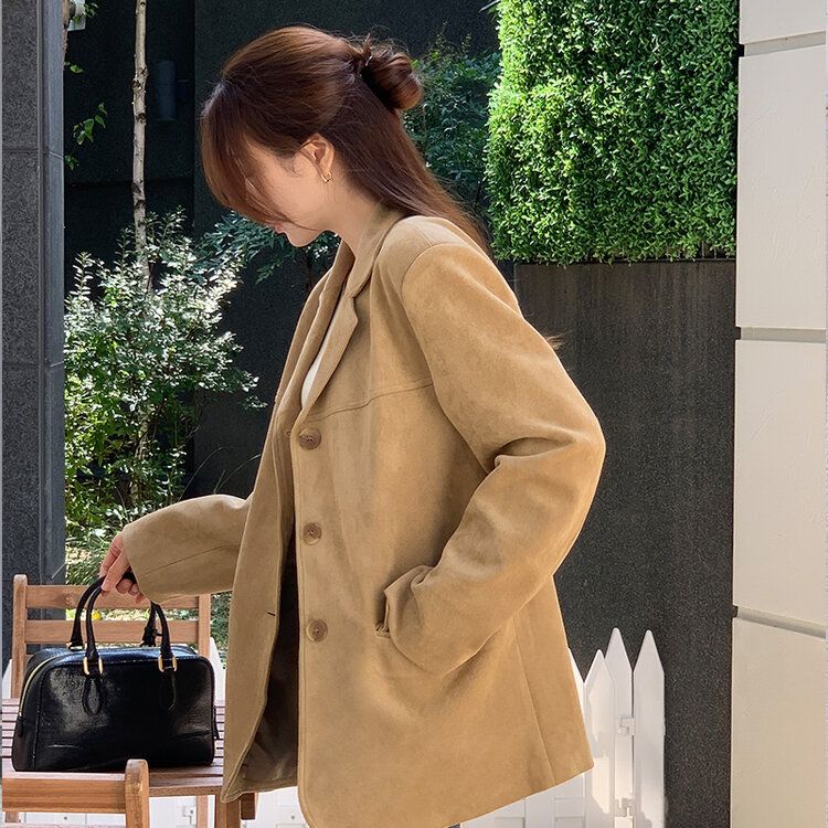 スエードライクオーバージャケット｜ジャケット｜韓国ファッション通販