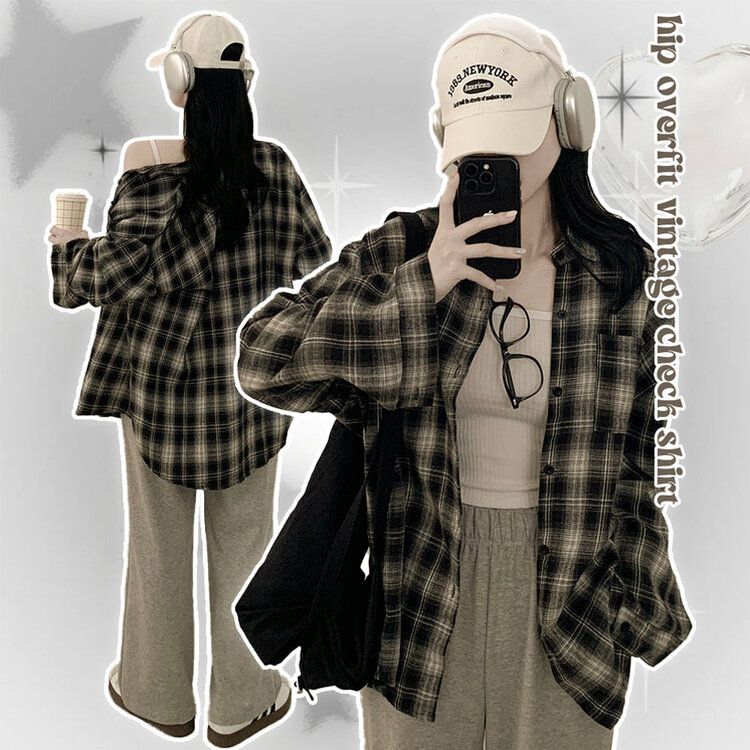 起毛ビンテージチェックシャツ