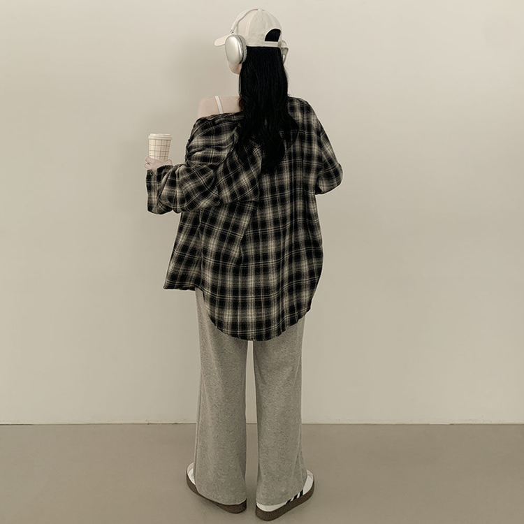 起毛ビンテージチェックシャツ