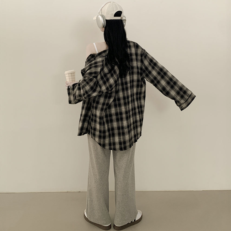 起毛ビンテージチェックシャツ